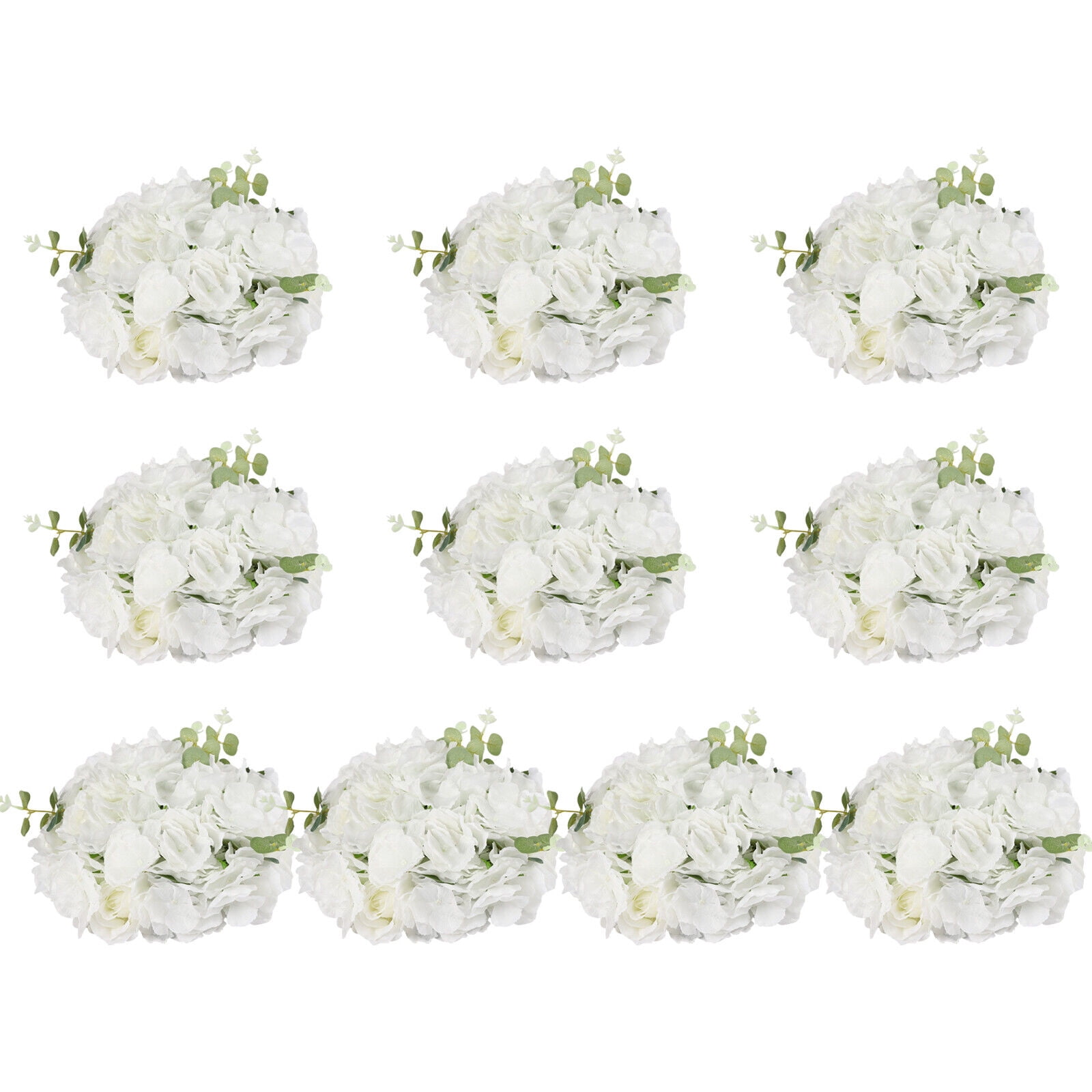10-pack Artificial Flowers Arrangements Artificial Flower Bouquets Wedding Flower Balls for Centerpieces Decor