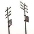 thumbnail image 5 of 3pcs/set Standard 1/87 Scale Small Utility Poles for Model Train Scenery Layout Accessories, 5 of 7