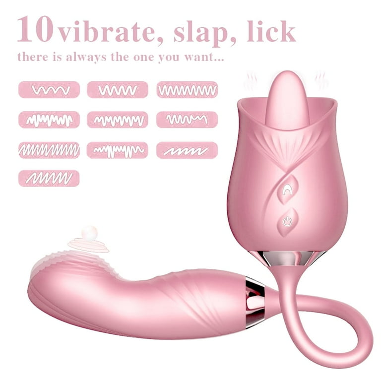 OCTMOM Rose Toys G Spot Vibrators for Women, Thrusting Vibrators for Female  Couples Pleasure, Pink