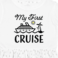 thumbnail image 4 of Inktastic My First Cruise with Cruise Ship and Palm Trees Girls Toddler Dress, 4 of 5