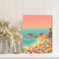 thumbnail image 2 of Colorful Beach Scene Canvas Wall Art, Bright Seaside Print for Living Room, Bedroom, Kitchen, Bathroom and Hotel Decor, 2 of 8