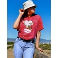 thumbnail image 2 of Totally Strong Groovy Heart Tie Dye Crystal Women -Image by Shutterstock, Female Medium, 2 of 4