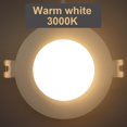 thumbnail image 1 of Luz Led descendente de techo para interiores, foco empotrado redondo de 1-10 piezas, 220v, 6W, 10W, 14W, 17W y 20W, 1 of 4