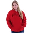 thumbnail image 4 of Rational Real Pi Pie Number Math Nerd Unisex Plus Fleece Graphic Hoodie Brisco Brands 5X, 4 of 5