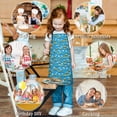thumbnail image 6 of Cartoon Construction Vehicles Traffic Cones Kids Aprons for Girls and Boys,Adjustable Neck Strap Toddler Aprons for Kids Cooking Baking, 6 of 6