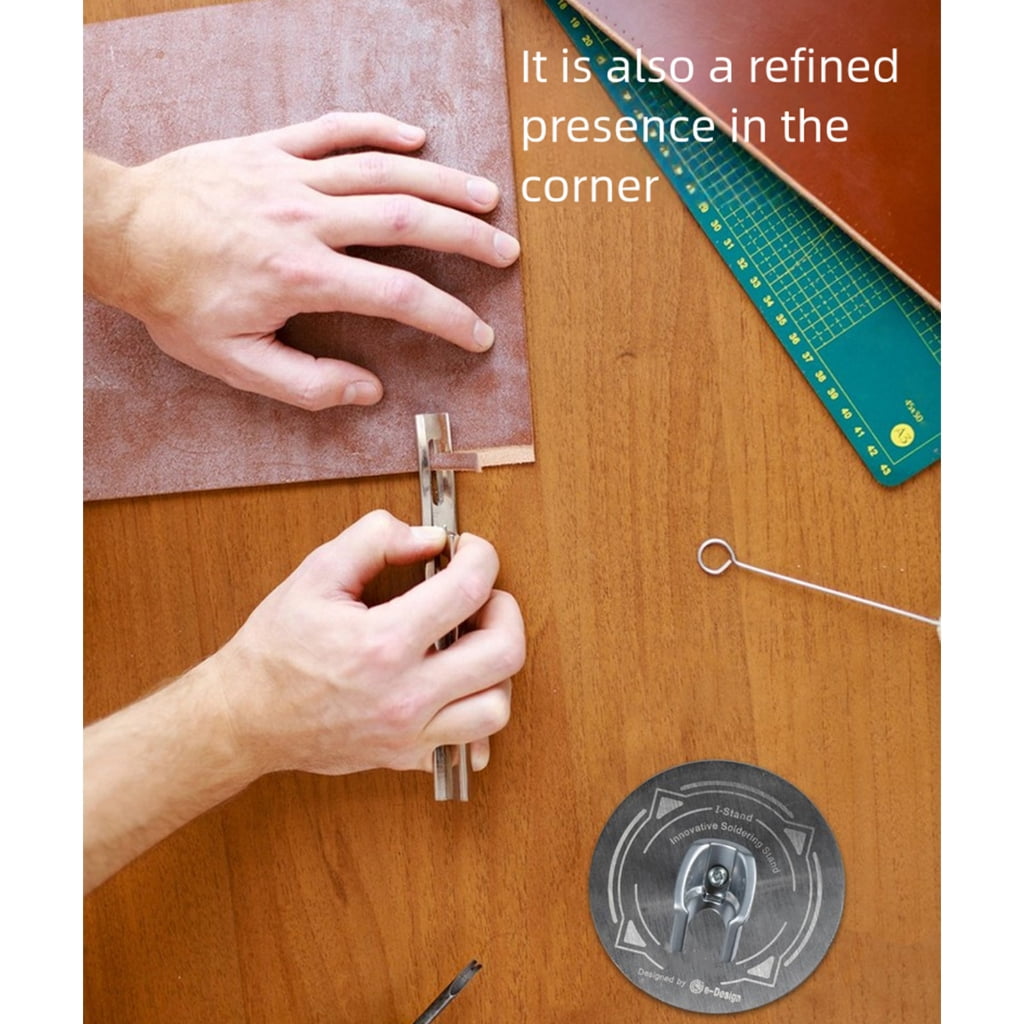 Heavy Duty Soldering Iron Stand With Slip Base Construction For Workshop And Outdoor Use