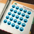 thumbnail image 5 of Sesame Street Cookie Monster Face Planner Calendar Scrapbooking Crafting Stickers, 5 of 6