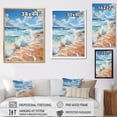 thumbnail image 4 of Designart "Beach Photo peaceful Shores IV" Nautical & Beach Floater Framed Canvas Print, 4 of 7