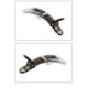thumbnail image 4 of 6 piezas/juego de pinzas de plástico transparente para peluquería, pasadores para seccionar el cabello, pinzas de cocodrilo antideslizantes para salón de bricolaje, 4 of 5
