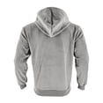 thumbnail image 7 of Bainana Men'S Zip Up Hoodie Long Sleeve Trendy Zipper Hoody Solid Color Hooded Shirts Party Wear Fall Outfit Size S, 7 of 7
