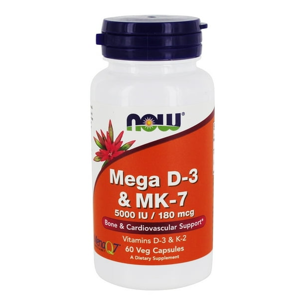 Now Foods Mega D3 MK7 60 Veg Capsules