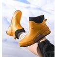thumbnail image 3 of Women's Waterproof Rain Boots, Comfortable Pull-On Booties for Outdoor Walking, 3 of 7