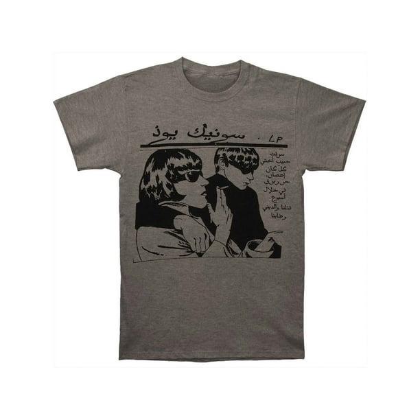 Sonic Youth Sonic Youth Men's Arabic Goo Slim Fit Tshirt Grey