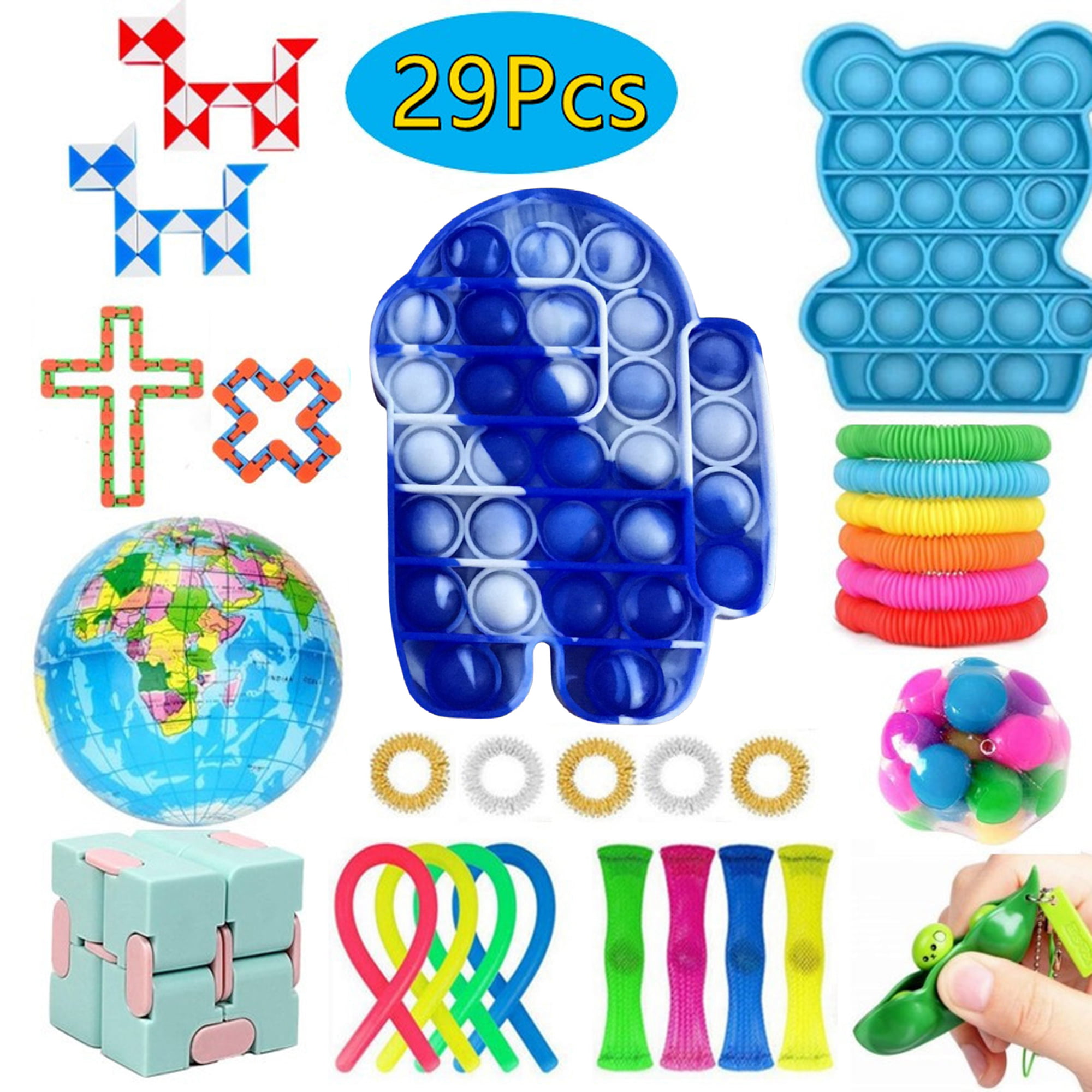Details about   Safe DIY Decompression Foldable Stretch Sensory Tubes Toys For Stress Relief Toy 