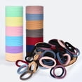 thumbnail image 2 of 10/50/100 unids/set mujeres niñas colores suaves Scrunchies banda elástica para el cabello señora encantadora bandas de goma sólidas accesorios para el cabello femenino Tan Jianjun unisex, 2 of 2