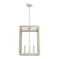 thumbnail image 2 of Open Box Hunter Fan Company Squire Manor Pendant Light Fixture, Brushed Nickel, 2 of 6