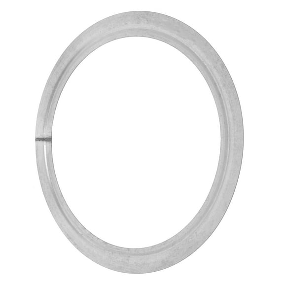 NUOLUX Iron Stove Ring Plated Silver Durable Metal Burning Stove Accessory for Home Kitchen Use