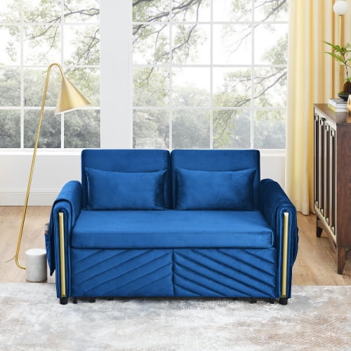Saim Luxury 3in1 Convertible Sleeper Sofa Bed Couch, 55" Pull Out