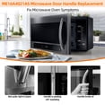 thumbnail image 3 of Manilla de puerta de microondas StuyJoab ME16A4021AS para Samsung, 3 of 7