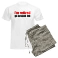 thumbnail image 6 of CafePress - I'M Retired Go Around Me Pajamas - Men's Light Loose Fit Cotton Pajama Set, 6 of 7