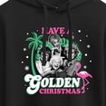 thumbnail image 3 of Golden Girls - Have A Golden Christmas - Juniors Cropped Pullover Hoodie, 3 of 5