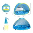 thumbnail image 4 of Baby Beach Tent Pool Tent Portable Sun Shelter with Pool UV Protection Automatic Instant Beach, 4 of 8