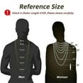 thumbnail image 6 of Men Women Hip Hop 13mm Crystal Cuban Chain HipHop Iced Out Bling Necklaces Fashion Charm Jewelry Bracelet&Necklace Set, 6 of 6
