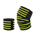 thumbnail image 1 of Knee Wraps For Weightlifting (Pair) Knee Wraps For Weightlifting Powerlifting Leg Training Knee Wraps Support For Squats For Men And Women, 1 of 4