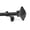 Antique Black, variant on Threadmade Home Florence Single Curtain Rod with Stacked Square Finial, Antique Pewter - 32"W x 78"L