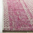 thumbnail image 3 of SAFAVIEH Courtyard Robert Striped Indoor/Outdoor Area Rug, 2'7" x 5', Light Grey/Fuchsia, 3 of 7