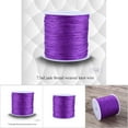 thumbnail image 5 of Leylor Cordon Noeud Chinois - 100M x 0.8mm Nylon Noeud Chinois Cordon Rattail Macramé Fil Violet, 5 of 5