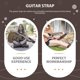 thumbnail image 4 of 1 correa elegante para guitarra eléctrica con relieve, accesorio elegante para guitarra., 4 of 6