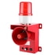 thumbnail image 3 of Zumbador de bocina de alarma de voz de advertencia de sirena de luz y sonido de seguridad industrial a prueba de agua (AC110V), 3 of 14
