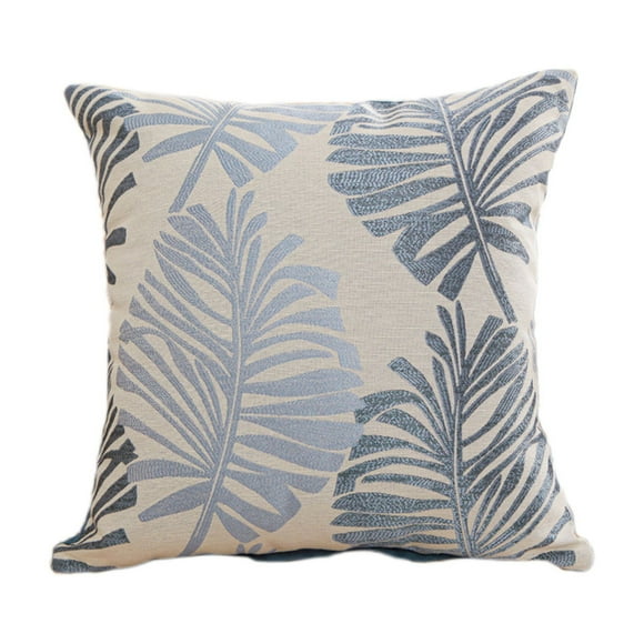 Birdeem Palm Leaf Pillow Cover Bedside Sofa Large Pillow Cushion Beach Style