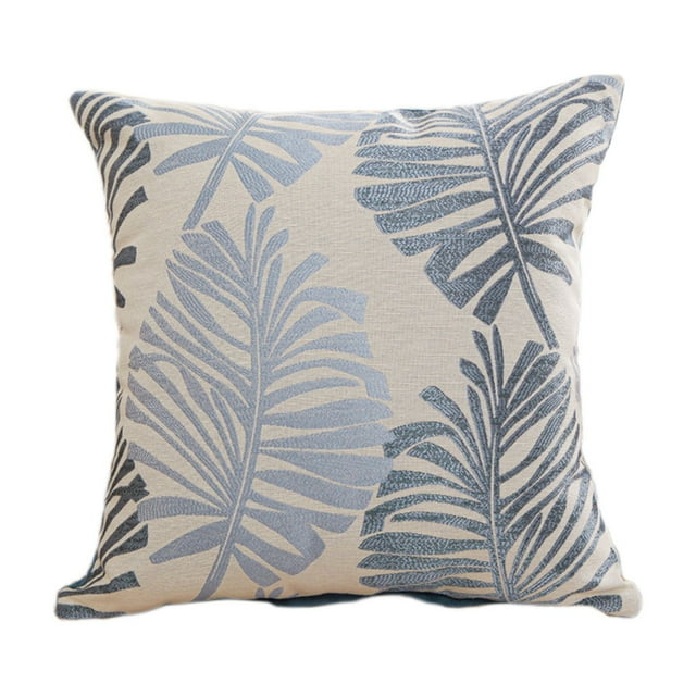 Beach Cover Ups,Velvet Pillow Covers Palm Leaf Pillow Cover Bedside Sofa Large Pillow Cushion Beach Style Beach Cover Up,Sofa Cushion Covers,Sofa Pillow Covers