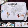 thumbnail image 3 of Coloring Poster- World Map, 3 of 5
