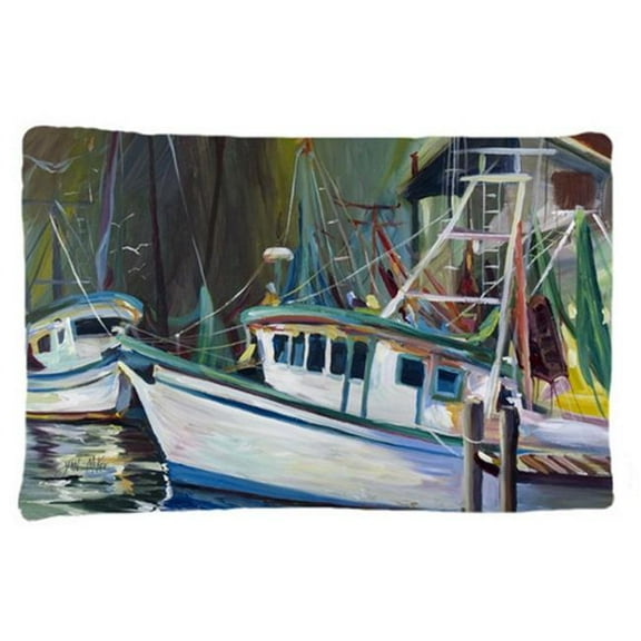 Joe Patti Shrimp Boat Fabric Standard Pillowcase