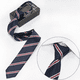 thumbnail image 4 of Corbata de hombre corbata de seda clásica corbata tejida jacquard, 4 of 5