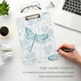 thumbnail image 5 of Coolnut Dragonfly Clipboard, Acrylic Standard A4 Letter Size Clip Board with Low Profile Clip for Office, Classroom, Doctor, Nurse and Teacher Gifts, 5 of 7