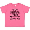 thumbnail image 3 of Inktastic Memaw and Papaw Love Me Girls Baby T-Shirt, 3 of 5