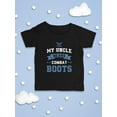 thumbnail image 3 of My Uncle Wears Combat Boots T-Shirt Infant -Navy Designs,  24 Months, 3 of 4