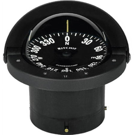 UPC: 0010342150004 | RITCHIE COMPASSES FN-201 Compass Flush Mount 4.5 Dial Black