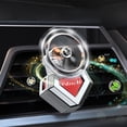thumbnail image 2 of Red Rotating Fan Car Perfume Vent Clip Air Freshener With Aromatherapy Oil For Odor Removal Mini Decorative Fan Shaped Diffuser For Car Interior Accessories 1.8 X 1.4 X 2.7In 0.09Lb, 2 of 8