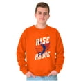 thumbnail image 3 of Rise Above Basketball Slam Dunk Men's Crewneck Sweatshirt Brisco Brands S, 3 of 6