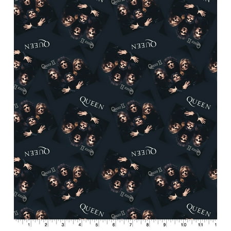 UPC: 0887816367653 | Bravado Faces of Queen Cotton Fabric