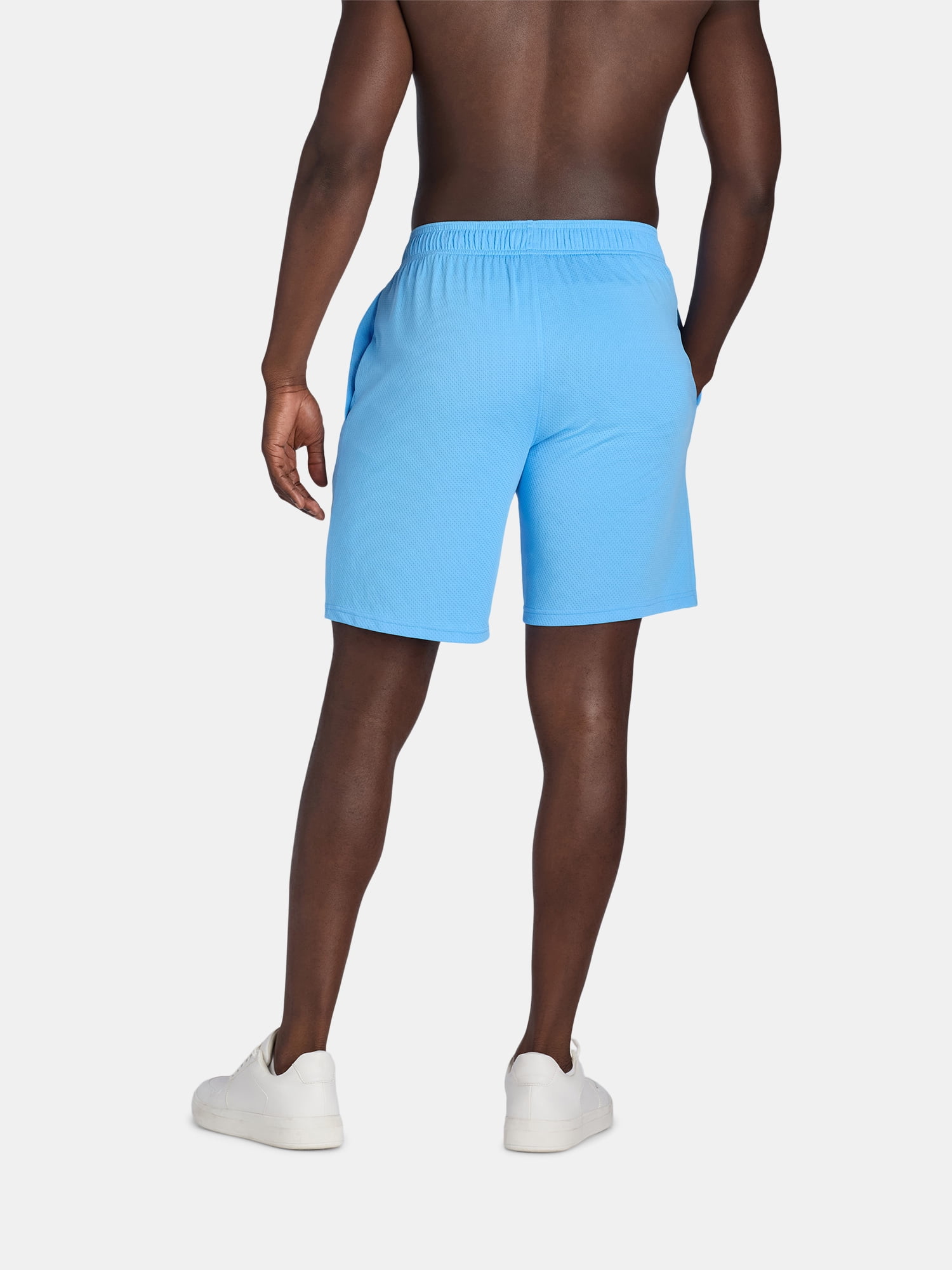 Athletic Works Men's and Big Men's Active Mesh Shorts, 9" Inseam, Sizes XS-5XL