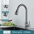 thumbnail image 1 of Grifo de cocina negro con envío gratis, mezclador extraíble de dos funciones con un solo mango, grifos de agua fría y caliente montados en cubierta Tan Jianjun unisex, 1 of 2