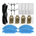 thumbnail image 1 of For MEDION X20 SW+ MD Main Side Brush Hepa Filter Mop Cloth Dust Bags, 1 of 5