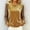 Gold, variant on Womens Velvet Long Sleeve Blouses Crew Neck Elegant Polka Dot Mesh Sleeve Patchwork Tops Fashion Glitter Soft Party Cocktail Shirts