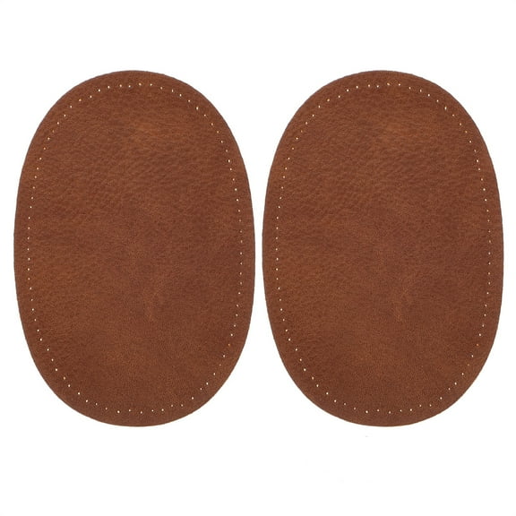 SOPOTUTU Oval Flannel Elbow Patches for Jackets, 2 Pairs Repair Patches for Clothing and Sweaters